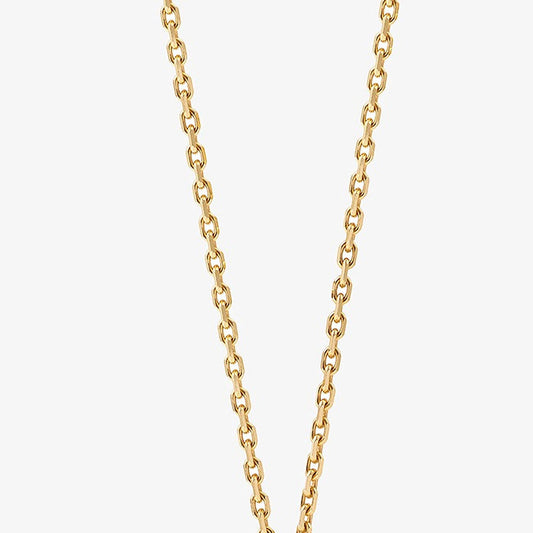 Chaine forçat ronde pour pendentif, 1,3 mm, 45 ou 50 cm