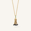 Pendentif Polpo, or jaune, perles d’onyx et tsavorites