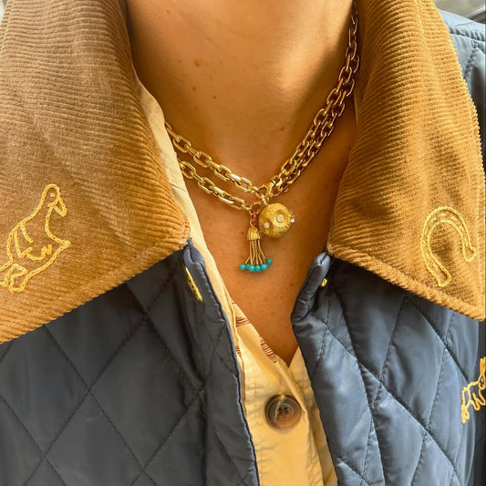 XL Link Chain, 18k Yellow Gold