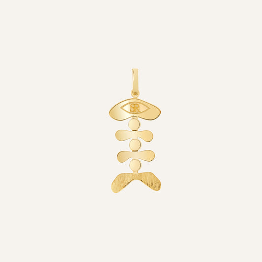 Pendentif articulé Othello, or jaune 18 carats