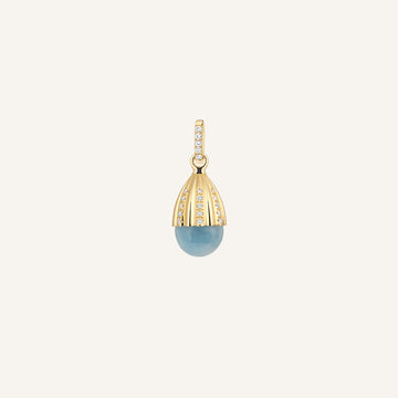 Pendentif Primo, or jaune, aigue-marine et diamants